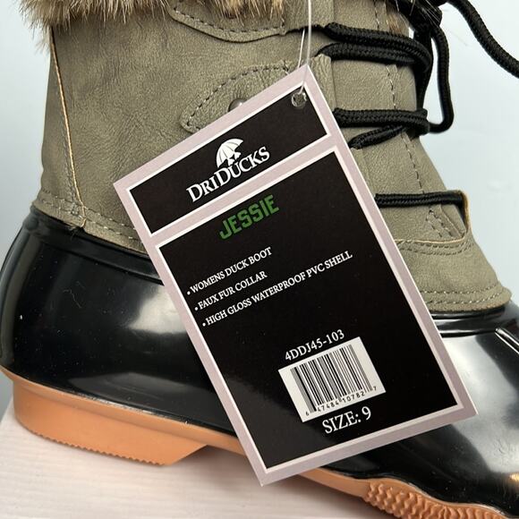 FroggToggs DriDuck Jessie waterproof new in box duck boots size 9 - Picture 2 of 6